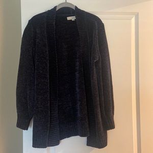 Super soft and cozy Navy blue loft size small cardigan